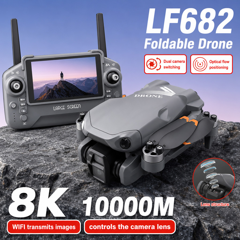 Drone photo aérien LF682 8K HD - Drone Gimbal 3 Axis avis et prix