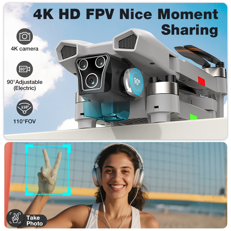 NOUVEAU Drone L017 Pro Brushle - Drone Gimbal 3 Axis avis et prix