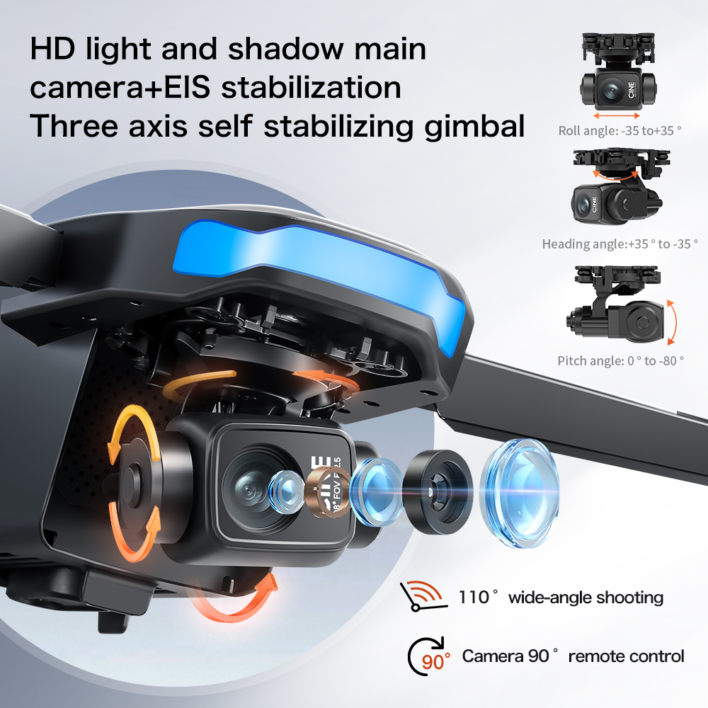 Nouveau drone S-X1 MAX GPS 8K  - Drone Gimbal 3 Axis avis et prix